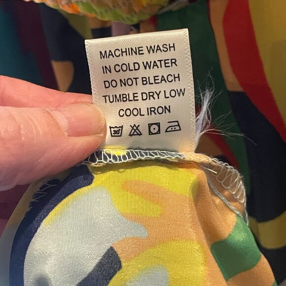 True Destinations Tropical Floral Tiered Broomstick Maxi Skirt Size Small - Picture 6 of 7